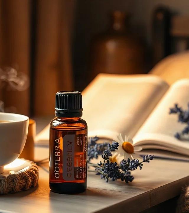 Difusor com Serenity doTERRA para Noite Calma