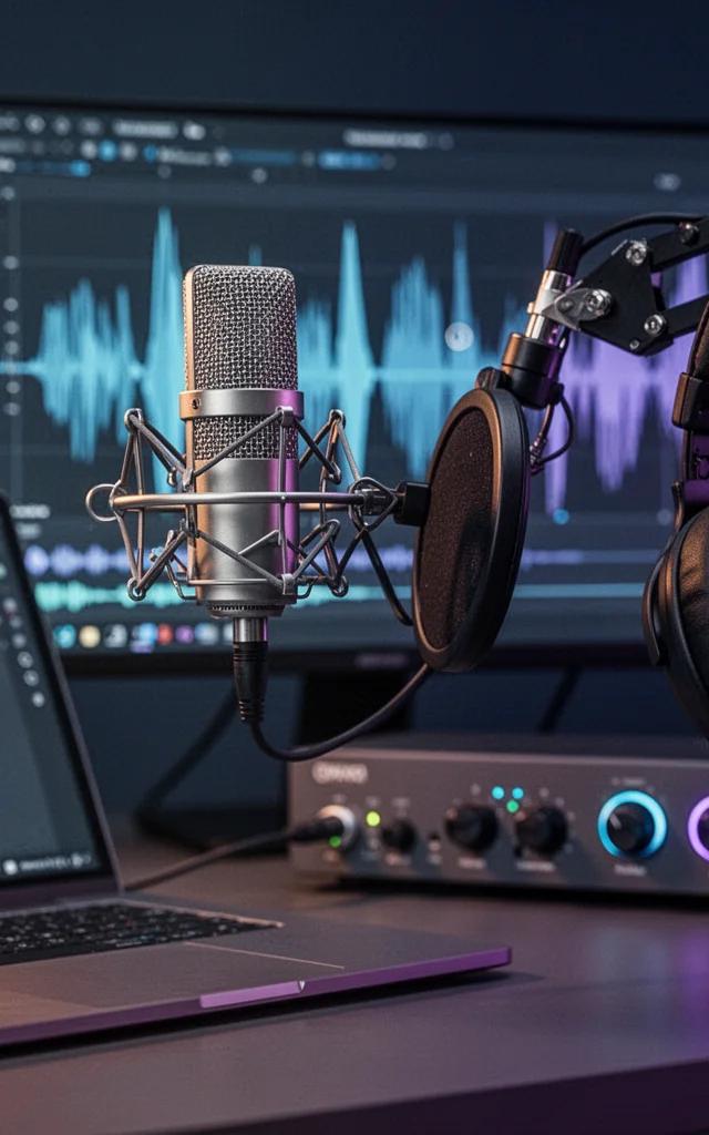 Améliorer le son d'un podcast avec l'IA