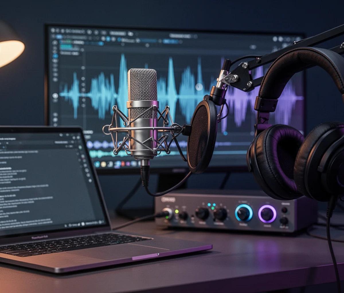 Améliorer le son d'un podcast avec l'IA