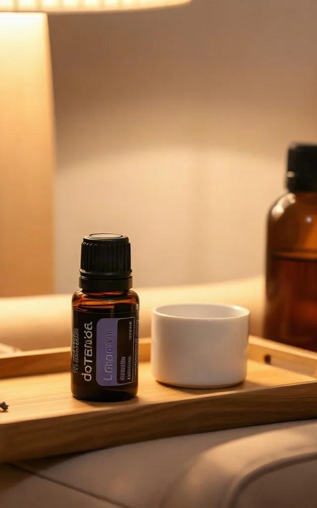 Atmosfera de relaxare în dormitor cu uleiuri doTERRA