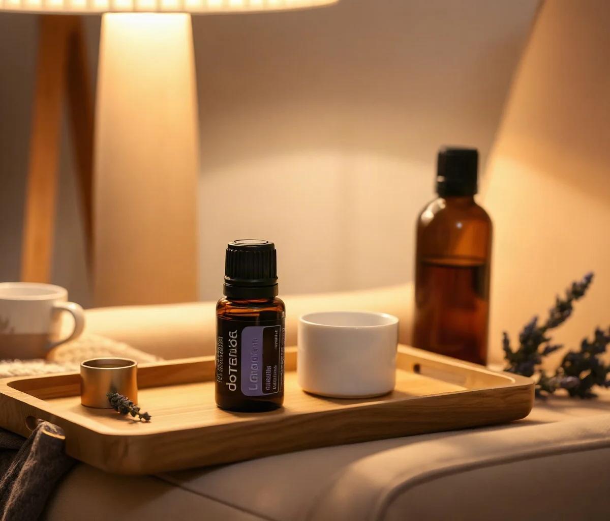 Atmosfera de relaxare în dormitor cu uleiuri doTERRA
