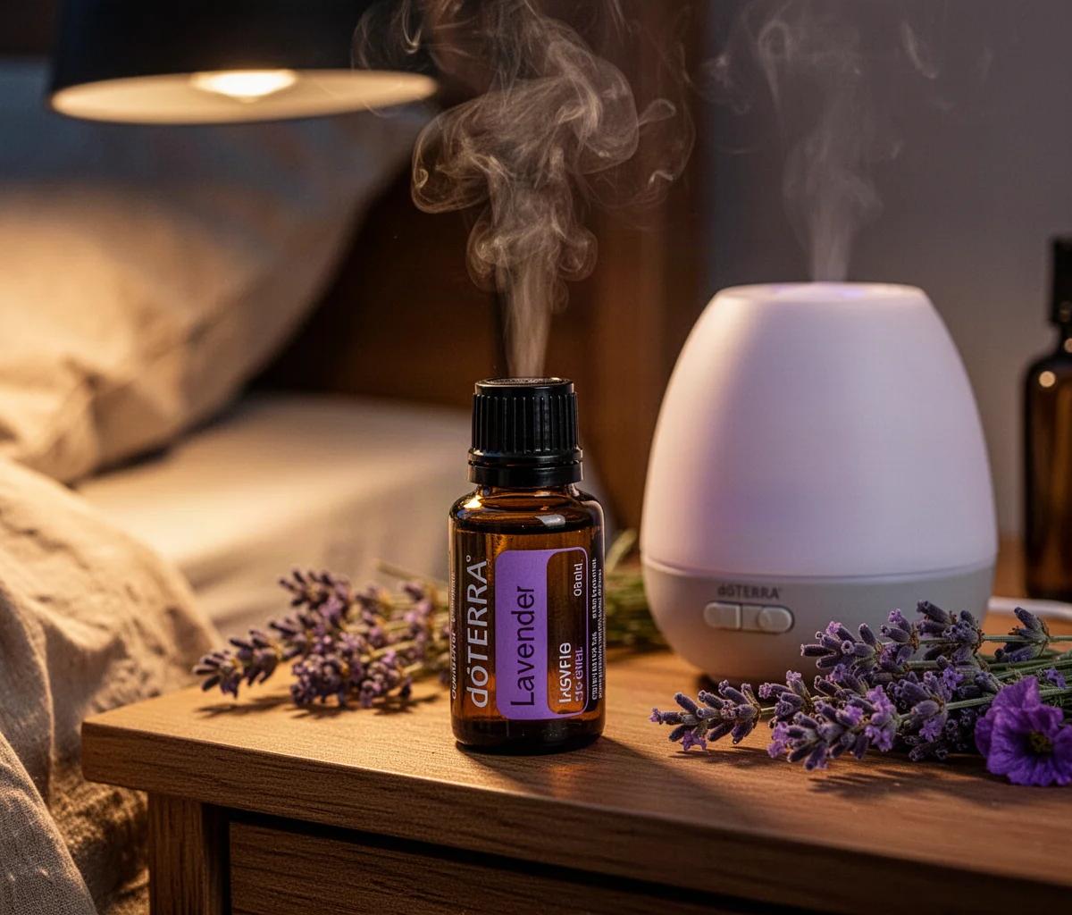 Lavender Oil at Bedtime for a Calmer Evening