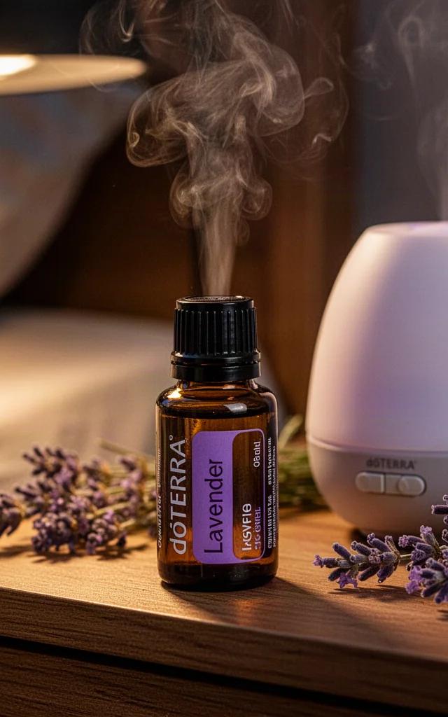 Lavender Oil at Bedtime for a Calmer Evening