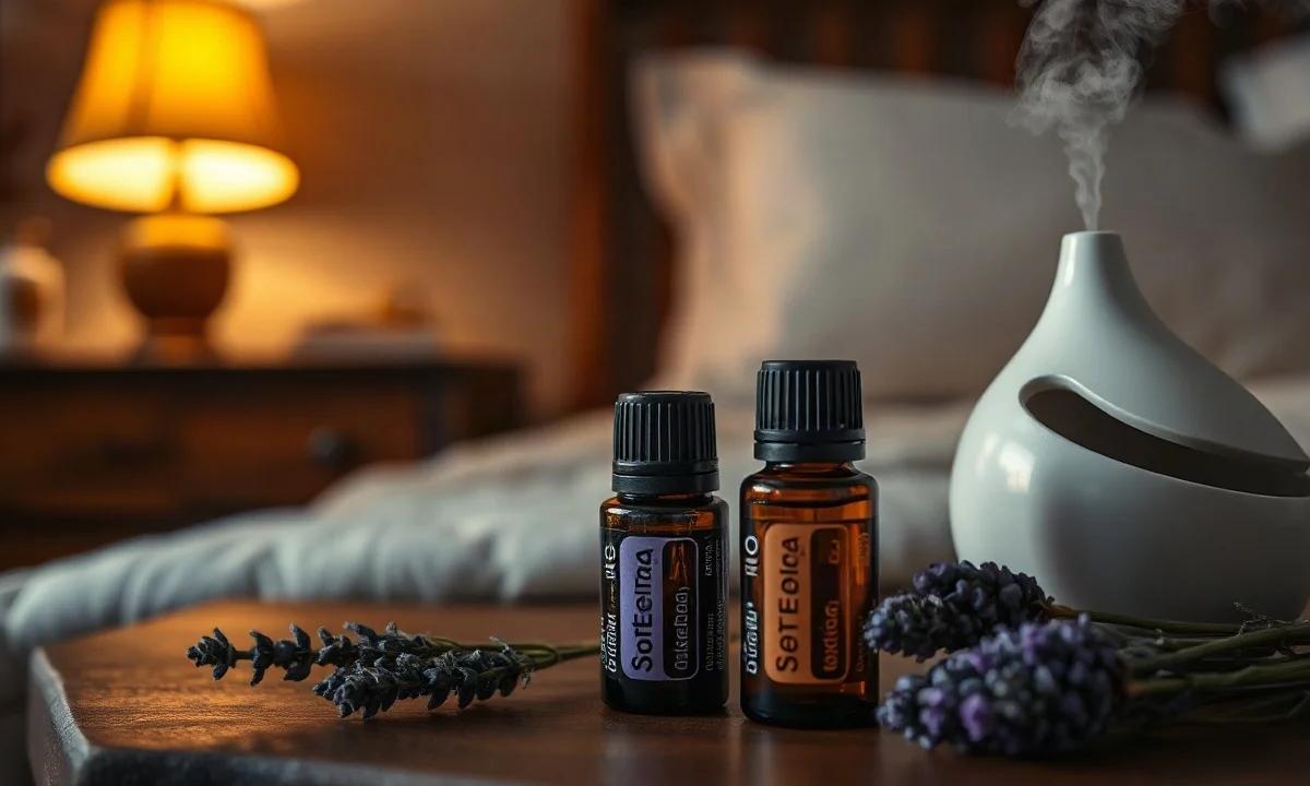 Abendliche Diffuser-Mischung mit Serenity und Lavendel