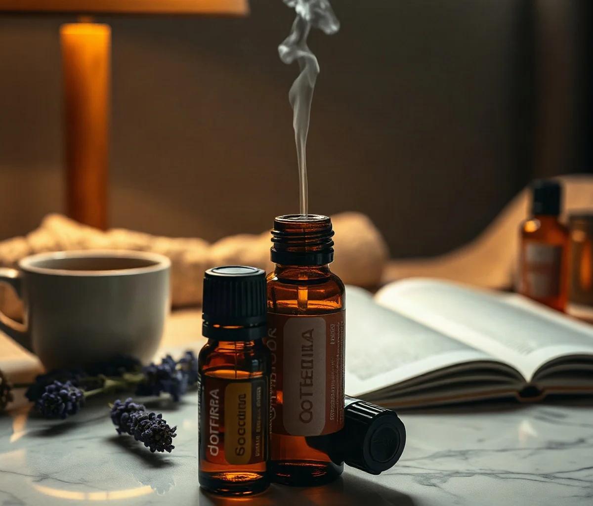 Wieczorny rytuał z olejkami eterycznymi doTERRA