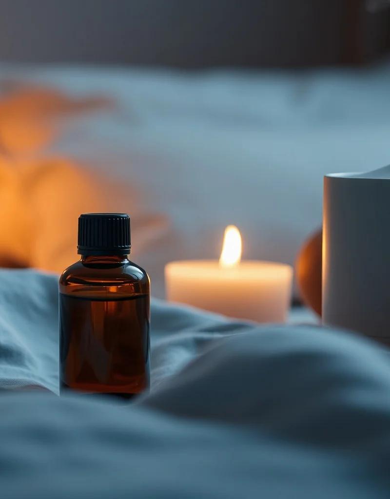 Ritual de relaxare seara cu lavandă și mușețel