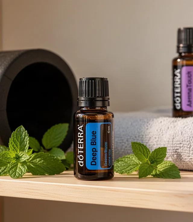 Deep Blue Oil Post-Workout Comfort Routine