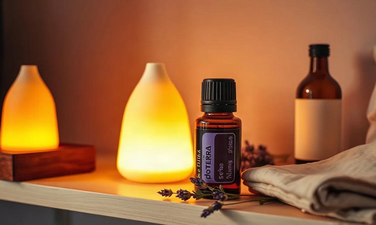 Mezcla doTERRA Serenity para el difusor del dormitorio