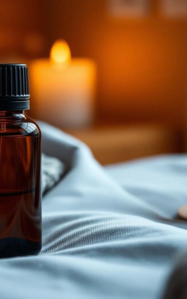 Wieczorny rytuał wyciszenia z olejkami eterycznymi