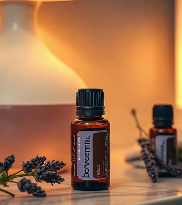 Ambiance apaisante chambre diffuseur doTERRA soir