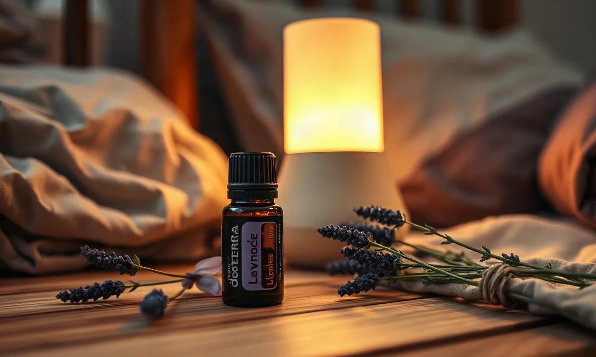 Rutina nocturna con aceites doTERRA para descansar