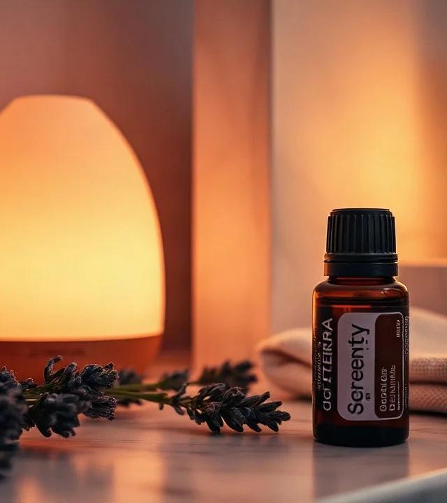 Difusor nocturno doTERRA para un dormitorio tranquilo
