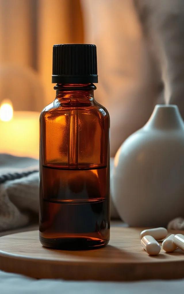 Ambiente de calma para dormir con aceites doTERRA