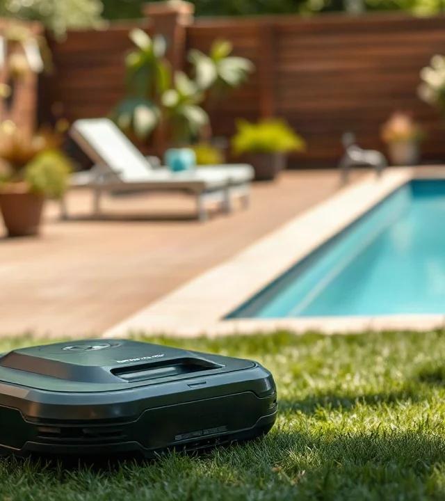 El mejor robot cortacésped para jardín grande