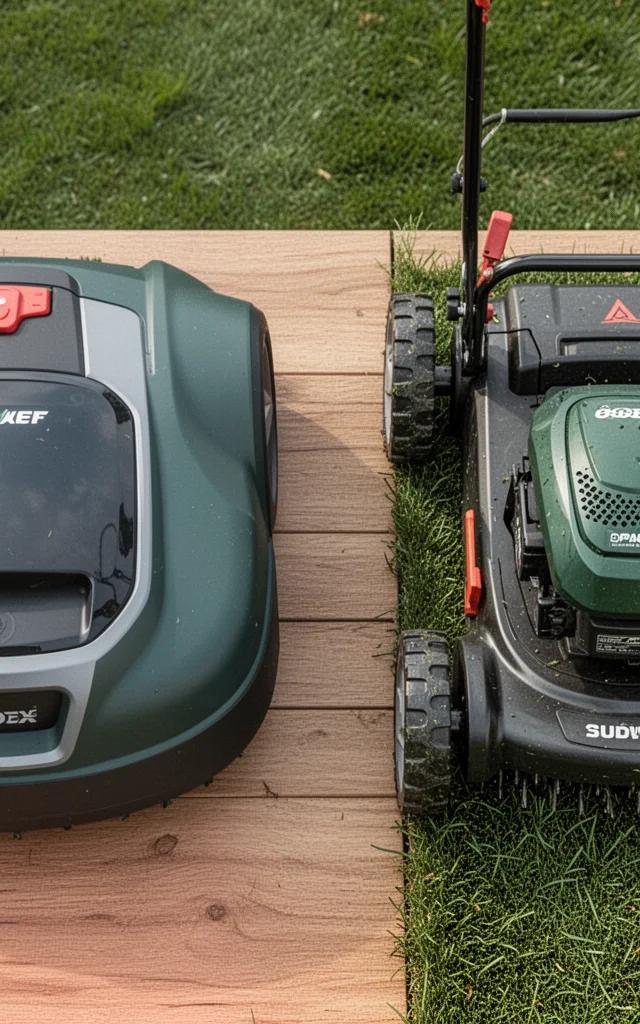 Robot Mower vs Regular Mower What to Pick