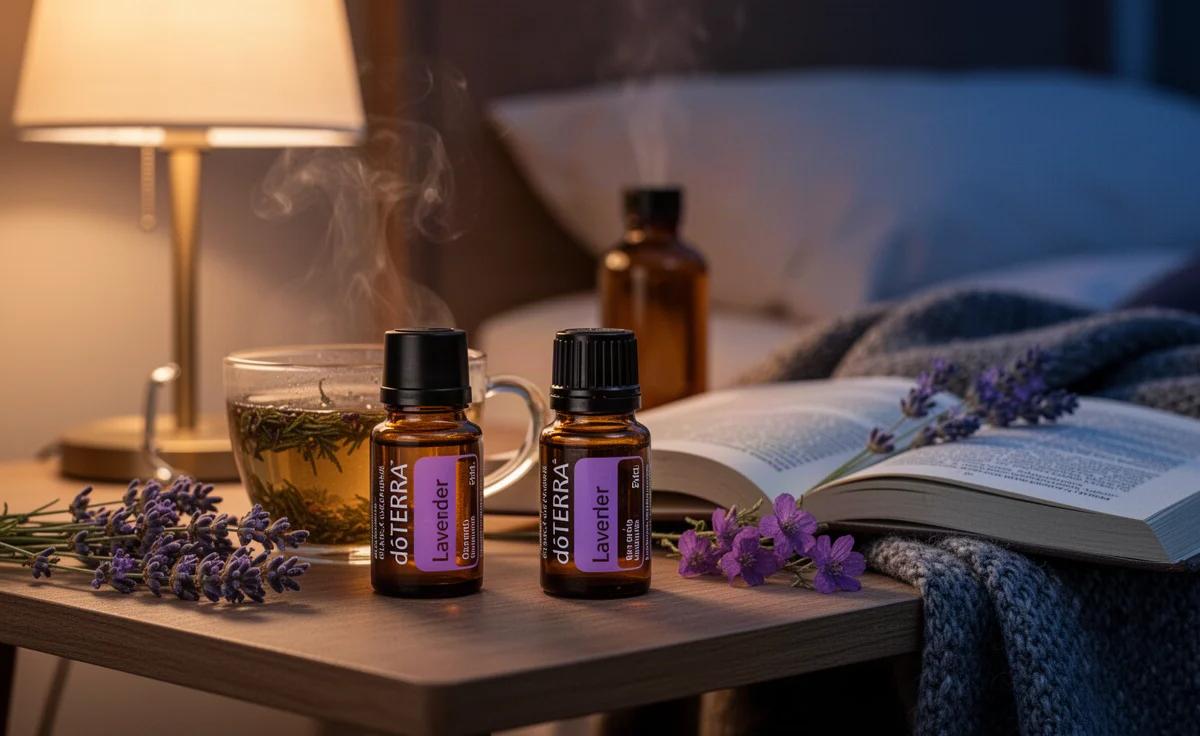 Wind-Down Routine with Lavender and Cedarwood Oils
