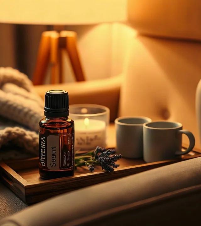 Ritual de calma nocturna con aceites esenciales