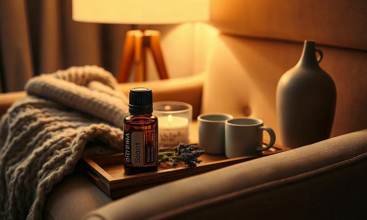 Ritual de calma nocturna con aceites esenciales