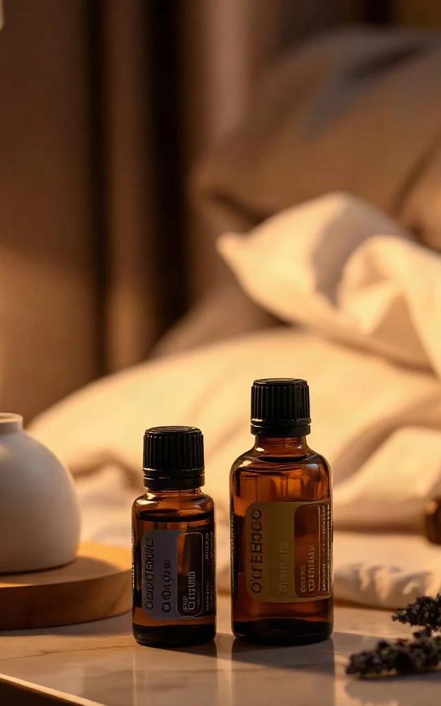 Rutina nocturna con aceites esenciales doTERRA