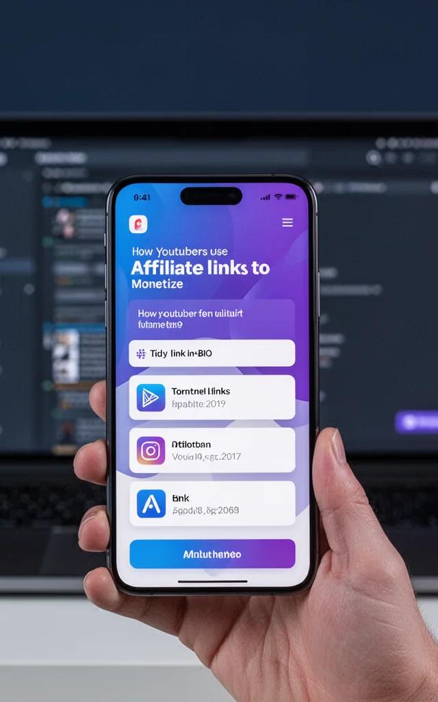Cómo monetizan los youtubers con enlaces de afiliado