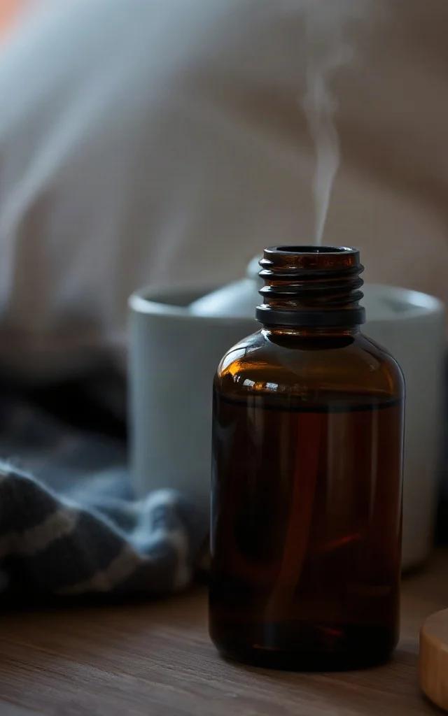 Ambiente calmo para dormir com Serenity doTERRA