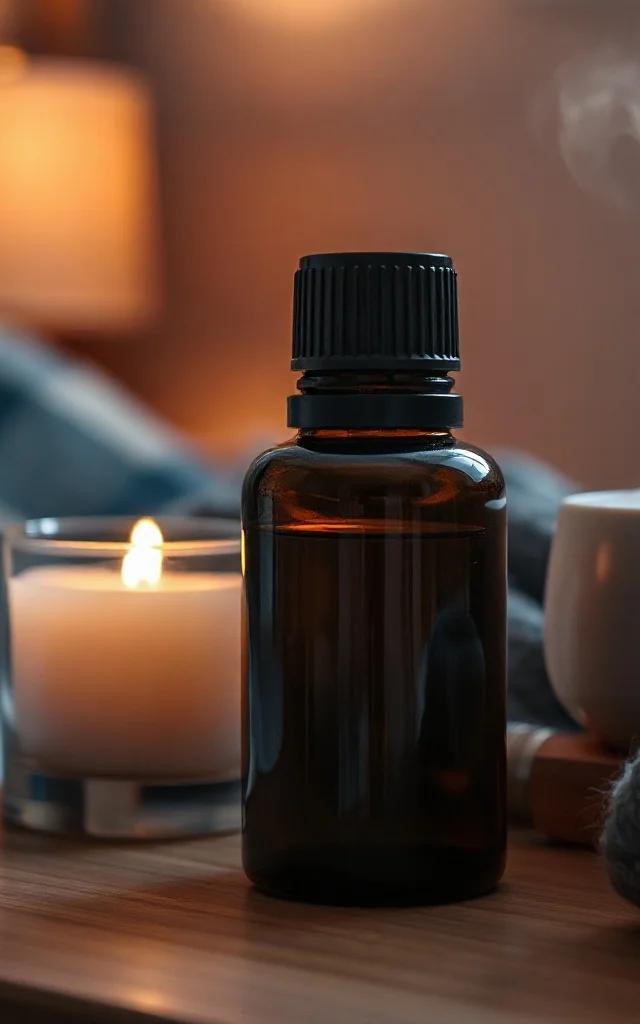 Ambiance relaxante chambre avec diffuseur doTERRA