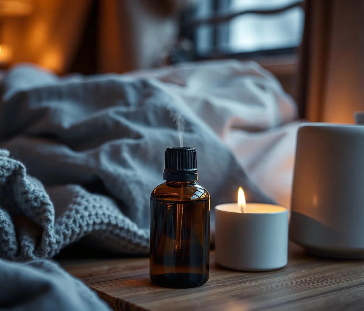 Ambiente de descanso con aceites esenciales doterra