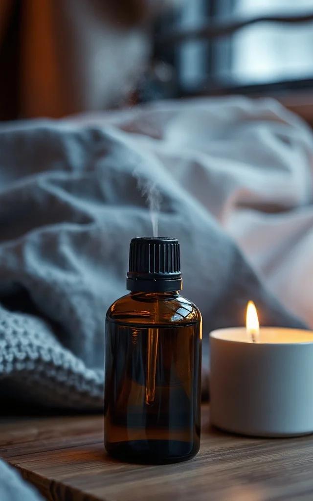 Ambiente de descanso con aceites esenciales doterra
