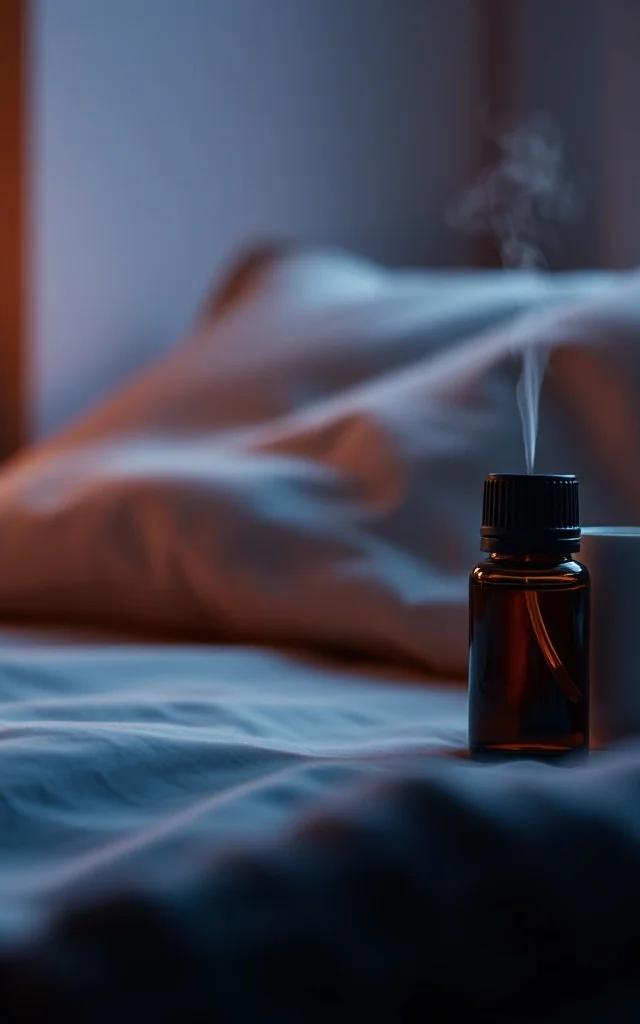 Ritual de calma nocturno con aceites esenciales