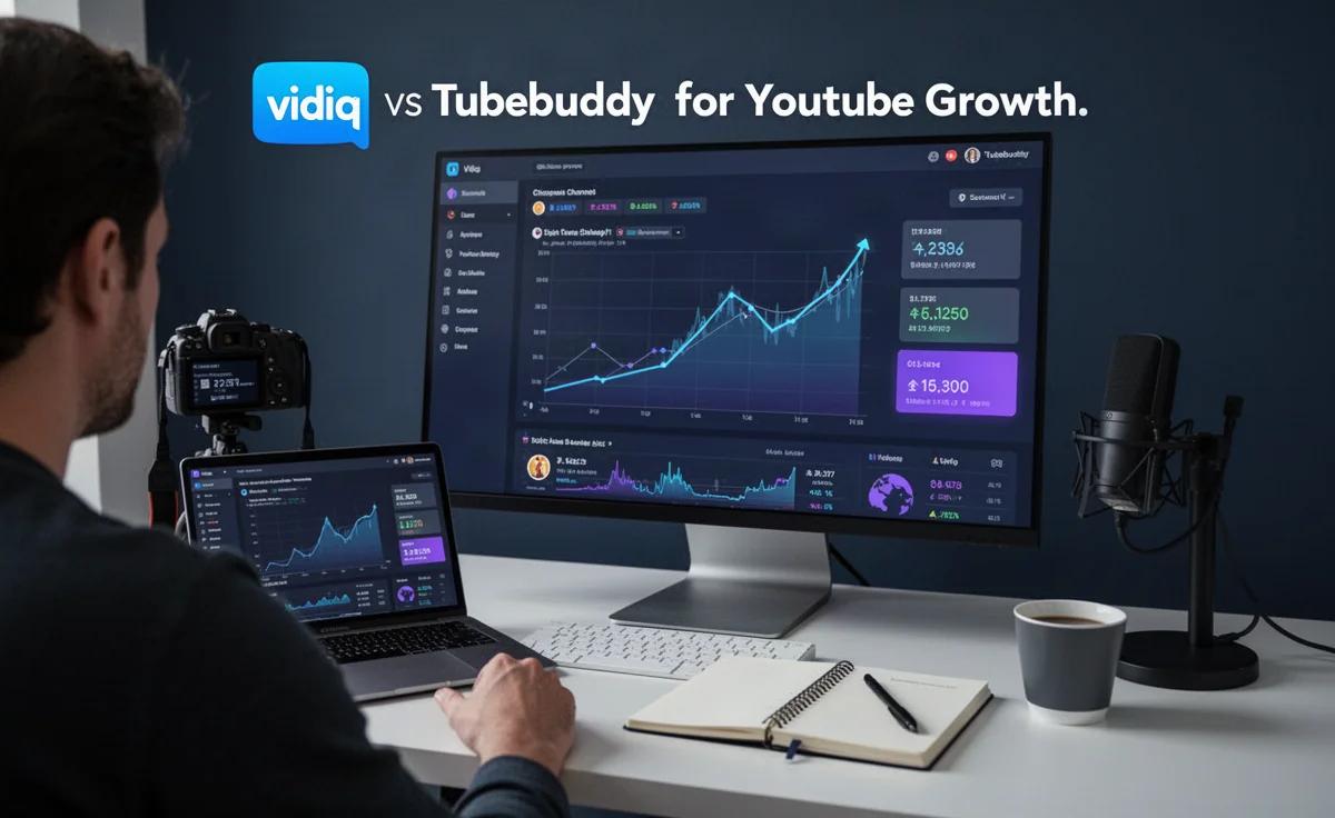 VidIQ vs TubeBuddy for YouTube Growth Compared