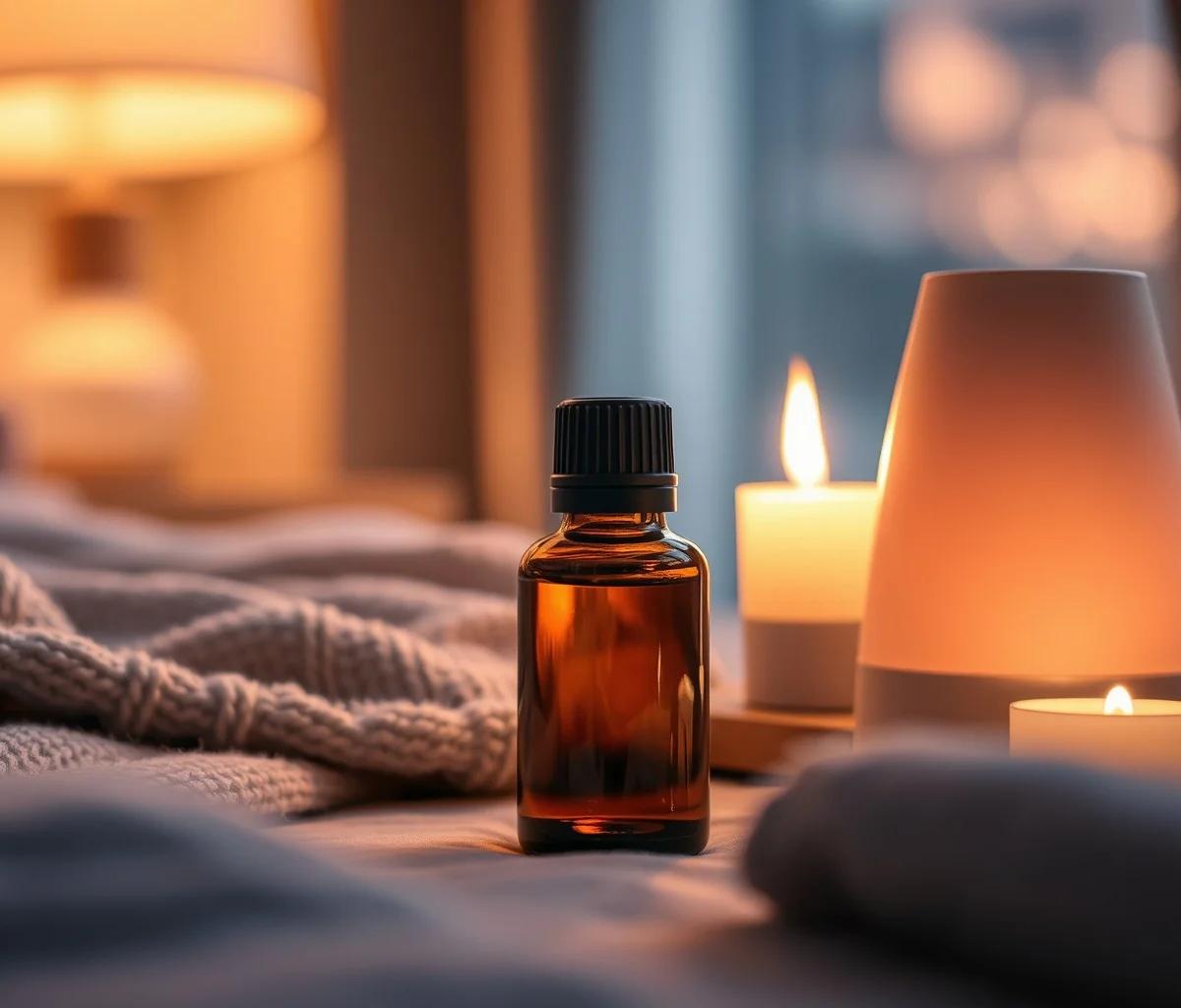 Kalmerende etherische olie voor de slaapkamer