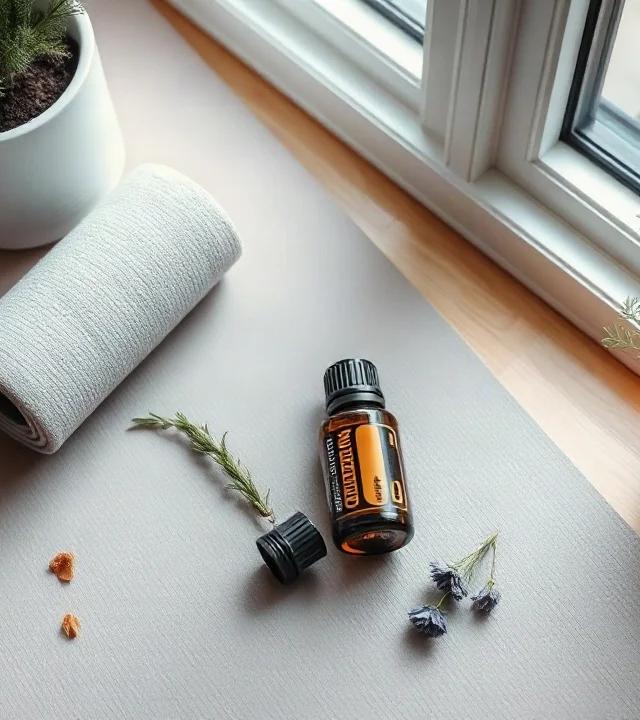 Yoga con aceites esenciales para equilibrio y enfoque