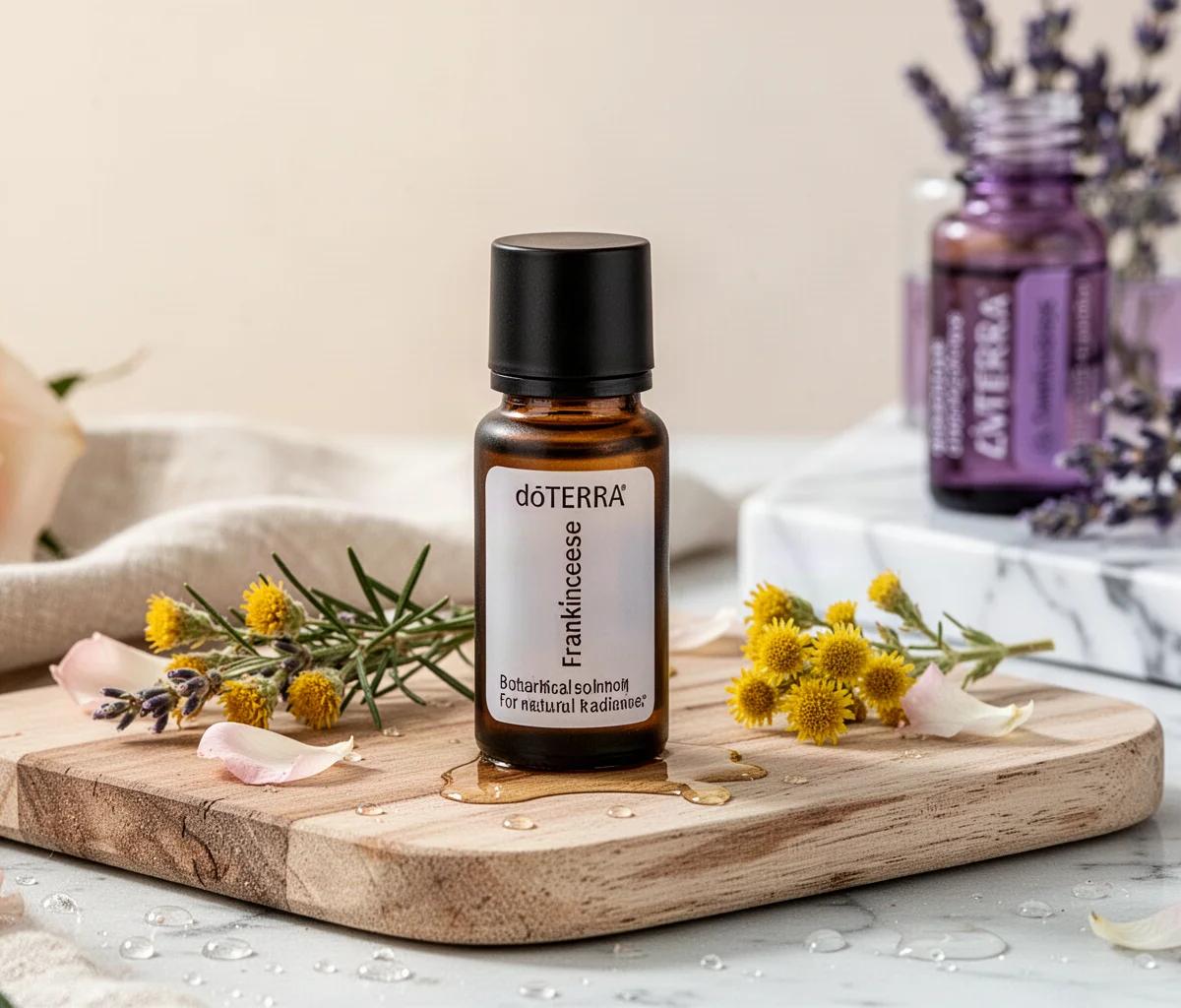 Aceite facial botánico para luminosidad natural