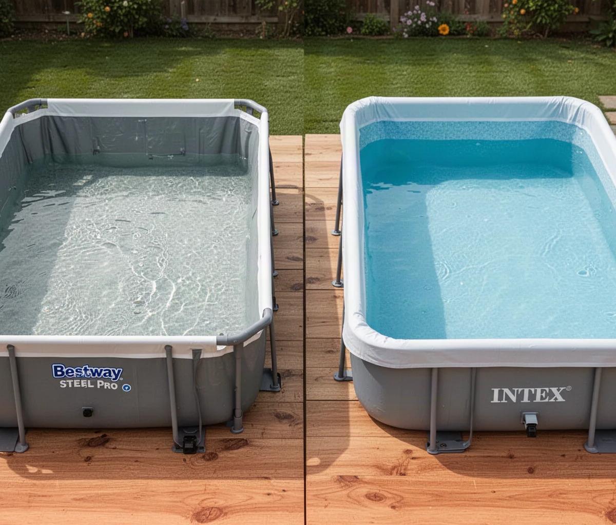 Bestway Steel Pro or Intex Rectangular Pool