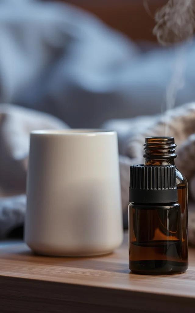 Rituel du soir apaisant au diffuseur d’huiles