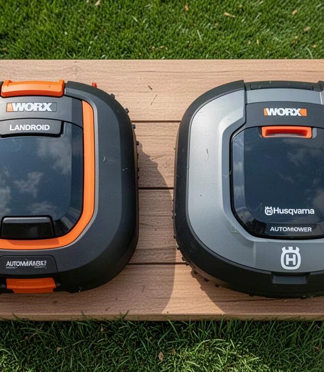 Worx Landroid or Husqvarna Automower Compared