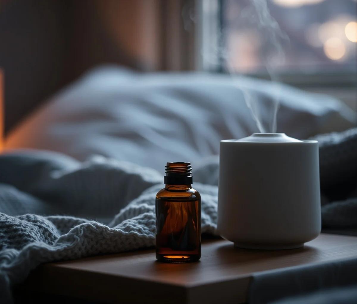 Mezclas para difusor en el dormitorio y descanso tranquilo