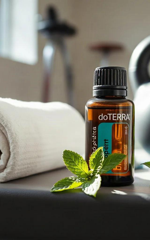 Aceite esencial de menta para entrenar y revitalizar