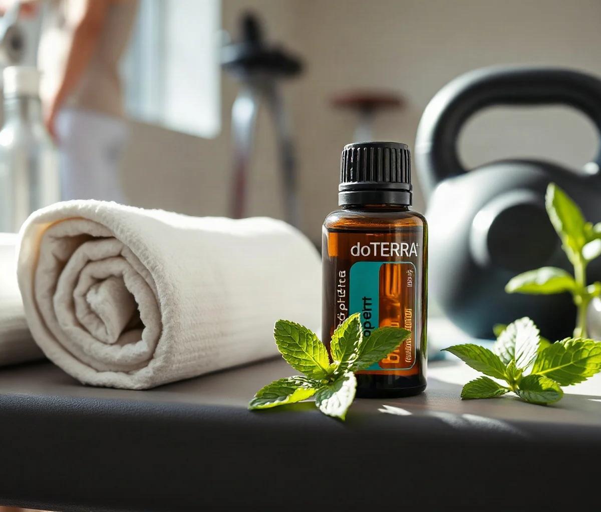 Aceite esencial de menta para entrenar y revitalizar