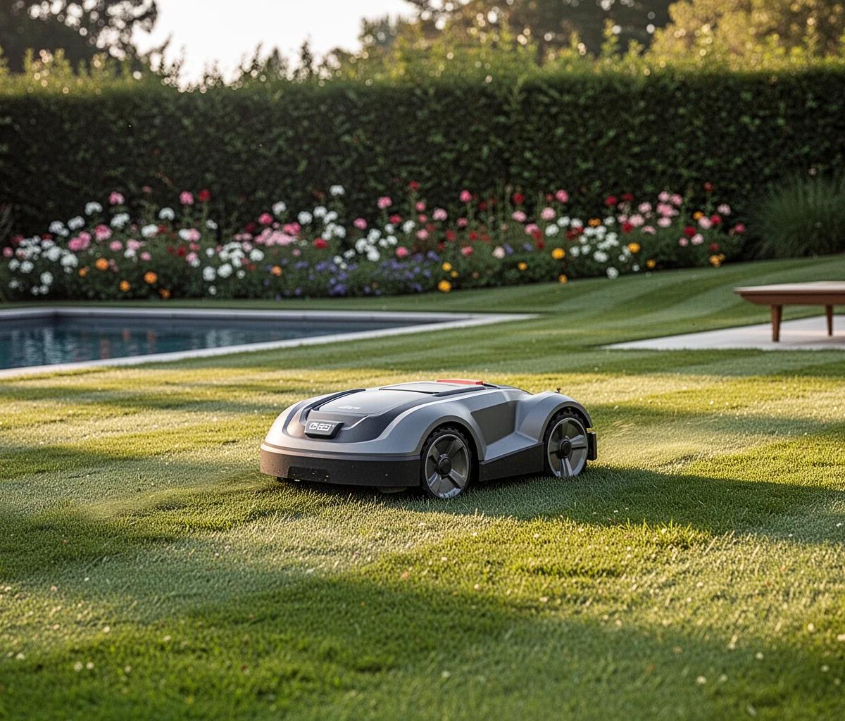 Meilleur robot tondeuse pour terrain en pente