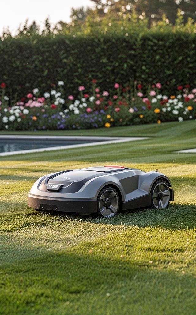 Meilleur robot tondeuse pour terrain en pente