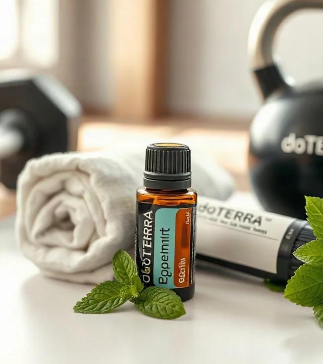 Menta o dōTERRA Air para entrenar en el gimnasio