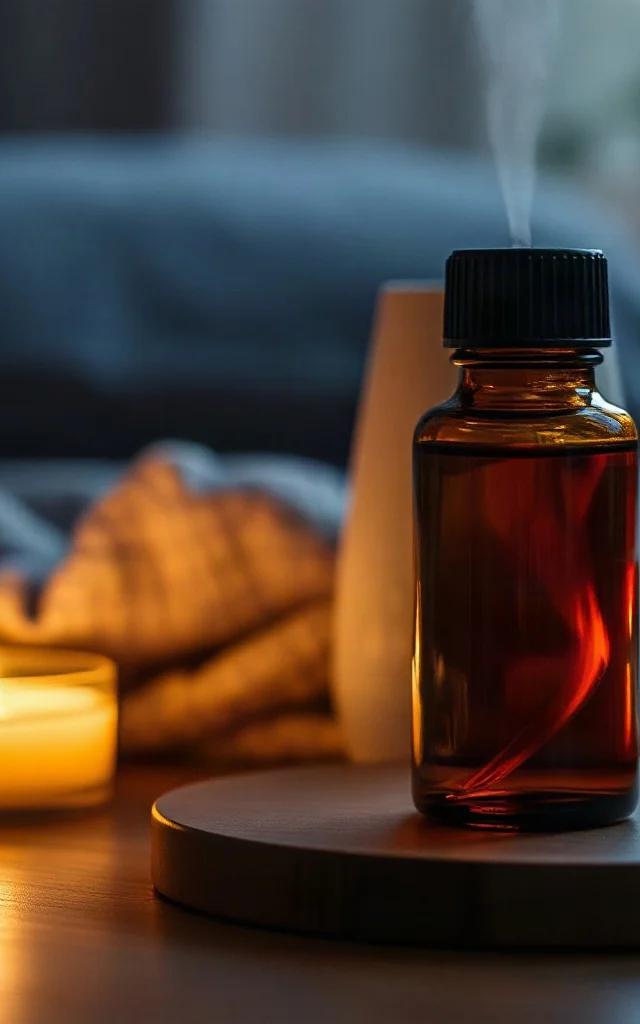 طقس هدوء المساء مع زيت سيرينيتي دو تيرا للناشر