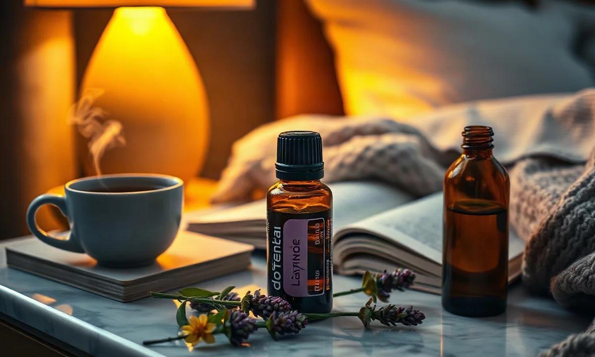 Routine serale con oli essenziali doTERRA per calmare