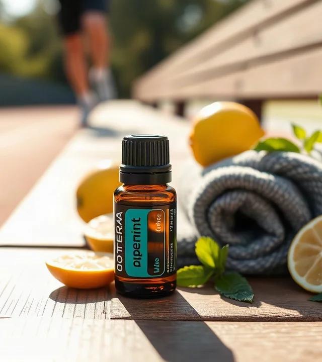 Énergie naturelle doTERRA avant un entraînement de course