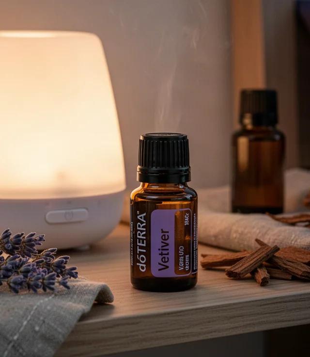 Vetiver and Cedarwood Grounding Evening Diffuser Blend